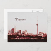 Toronto mit KN-Turmskyline-Postkarte Postkarte (Vorne/Hinten)