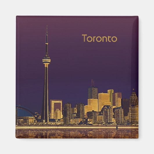 Toronto-Nachtschwanzmagnet Magnet (Vorne)