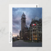 Toronto Old City Hall in Dusk Postkarte (Vorne/Hinten)