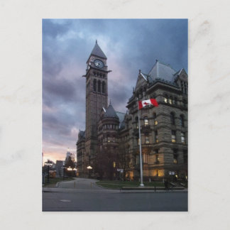 Toronto Old City Hall in Dusk Postkarte