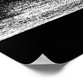 Toronto Ontario Canada Black Skyline Foto 188 Poster (Ecke)