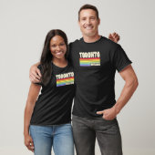 Toronto Ontario Canada Rainbow Gay Pride Merch Ret T-Shirt (Unisex)
