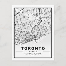 Toronto Ontario Canada Travel City Map