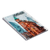 Toronto Ontario Canada Travel Watercolor Notizblock (Rechte Seite)