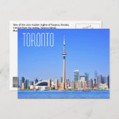 Toronto, Ontario, Kanada Postkarte (Vorne/Hinten)