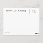 Toronto, Ontario (Kanada) Postkarte (Rückseite)