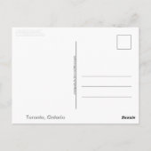 Toronto, Ontario (Kanada) Postkarte (Rückseite)