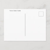 Toronto, Ontario, Kanada Skyline Postcard Postkarte (Rückseite)