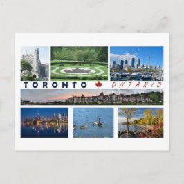 Toronto Ontario Kanada Tourist Postcard Multiview Postkarte