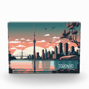 Toronto Ontario Panorama View City Fotoblock