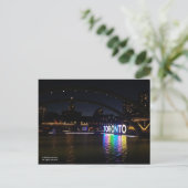 Toronto Pan Am Sign Postcard von RoseWrites Postkarte (Stehend Vorderseite)