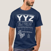 Toronto Pearson Int'l Airport YYZ Tee Shirt (Vorderseite)