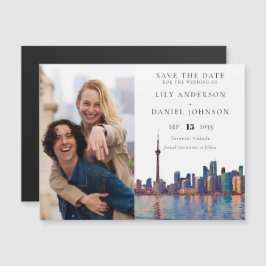 Toronto Photo Wedding Save The Date Magneteinladung