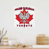 Toronto Polnisches kanadisches Leaf Poster (Küche)