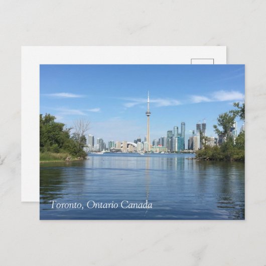 Toronto postcard postkarte (Vorne/Hinten)