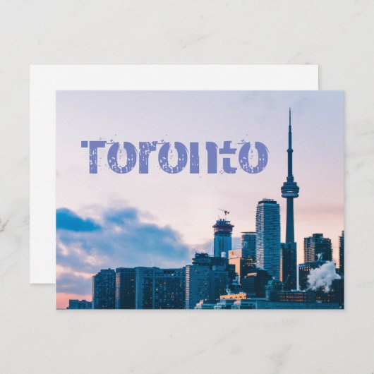 Toronto Postcard Postkarte (Vorne/Hinten)