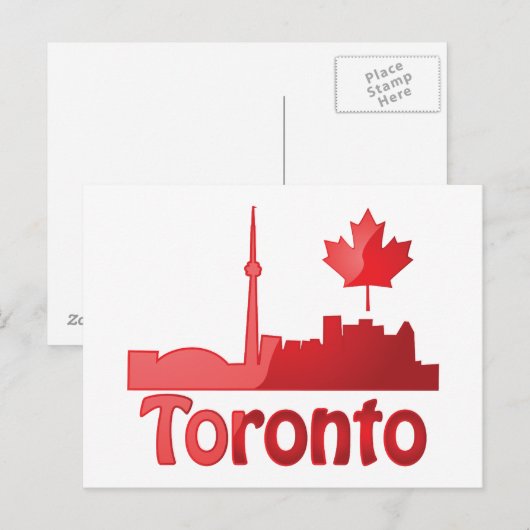 Toronto Postkarte (Vorne/Hinten)