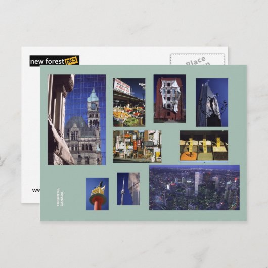 Toronto Postkarte (Vorne/Hinten)
