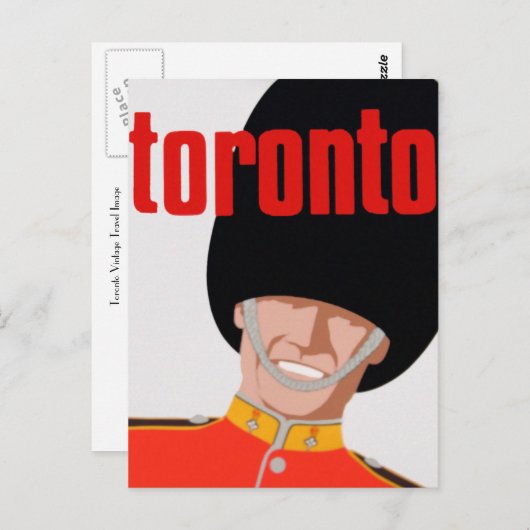Toronto Postkarte (Vorne/Hinten)