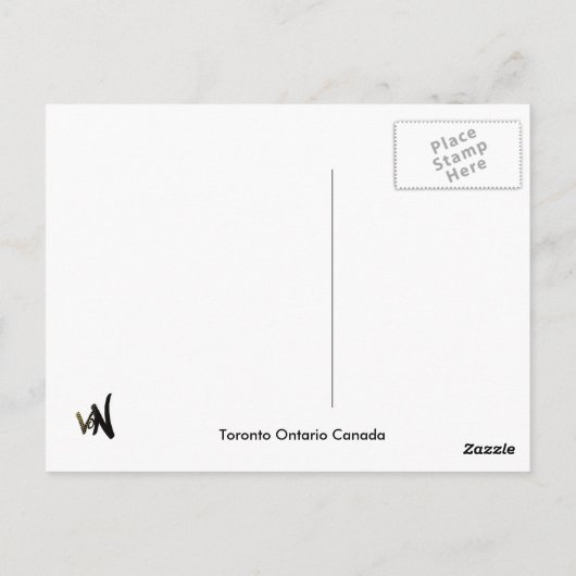 Toronto Postkarte (Rückseite)