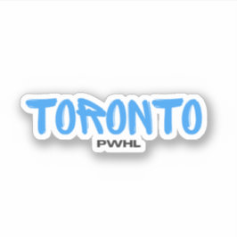 Toronto PWHL Women's Hockey Aufkleber