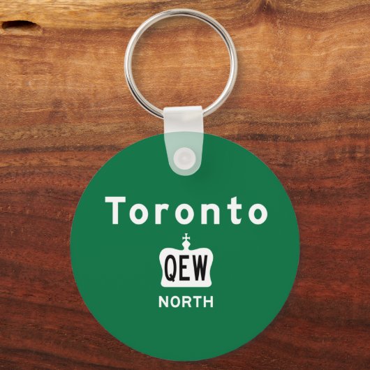 Toronto QEW Schlüsselanhänger (Vorderseite)