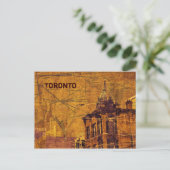 Toronto Queen Street Postkarte (Stehend Vorderseite)