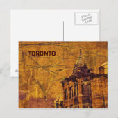 Toronto Queen Street Postkarte (Vorne/Hinten)