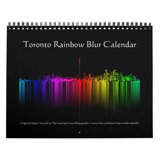 Toronto Rainbow Blur Kalender (Titelbild)