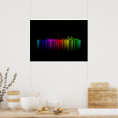 Toronto Rainbow Blur Repost Poster (Küche)