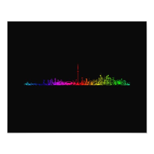 Toronto Rainbow Fotodruck (Vorne)