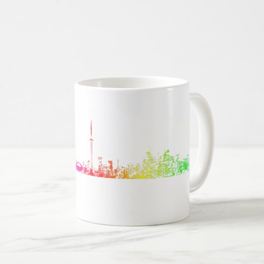 Toronto Rainbow Kaffeetasse (VorderseiteRechts)