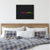 Toronto Rainbow Leinwanddruck (Insitu (Schlafzimmer))