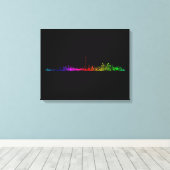 Toronto Rainbow Leinwanddruck (Insitu (Holzboden))