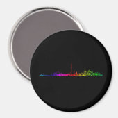 Toronto Rainbow Magnet (Vorderseite/Rückseite)