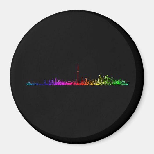 Toronto Rainbow Magnet (Vorne)