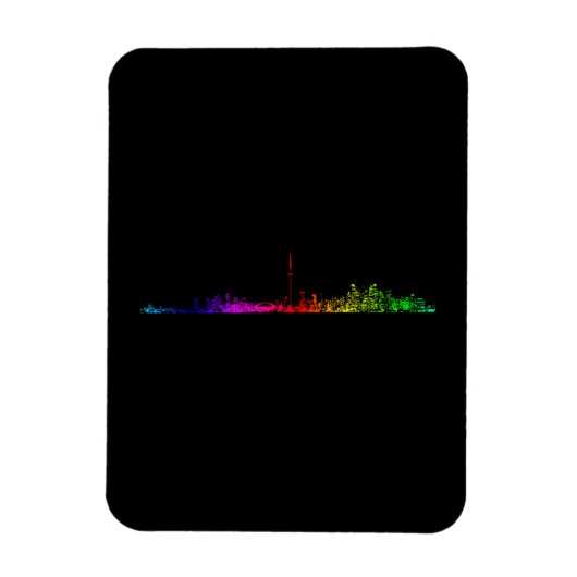 Toronto Rainbow Magnet (Vertikal)