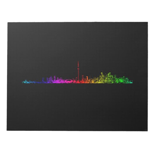 Toronto Rainbow Notizblock (Vorderseite)