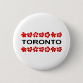 Toronto Red Aloha Bands Light Color Button (Vorderseite)