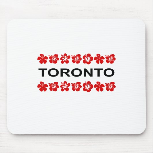 Toronto Red Aloha Bands Light Color Mousepad (Vorne)