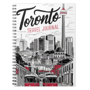 Toronto Reisejournal Notizblock