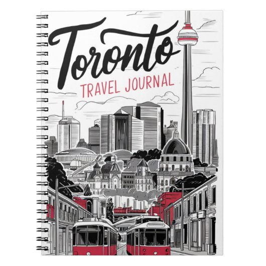 Toronto Reisejournal Notizblock (Vorderseite)