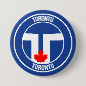 Toronto Round Emblem Button (Vorderseite)