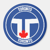 Toronto Round Emblem Magnet (Vorne)