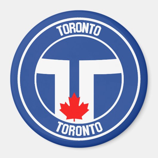 Toronto Round Emblem Magnet (Vorne)