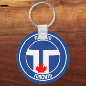 Toronto Round Emblem Schlüsselanhänger (Vorderseite)