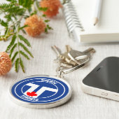 Toronto Round Emblem Schlüsselanhänger (Seite)