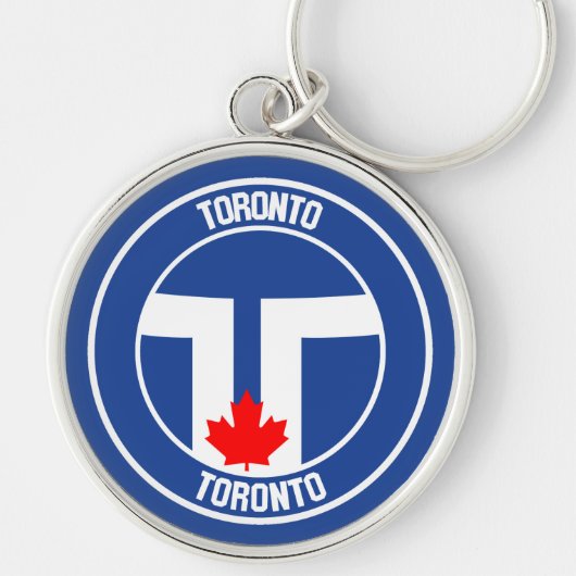 Toronto Round Emblem Schlüsselanhänger (Vorne)