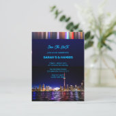 TORONTO Save the Date Vorlage, Toronto Postcard S Postkarte (Stehend Vorderseite)