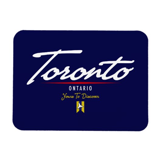 Toronto Script Magnet (Horizontal)